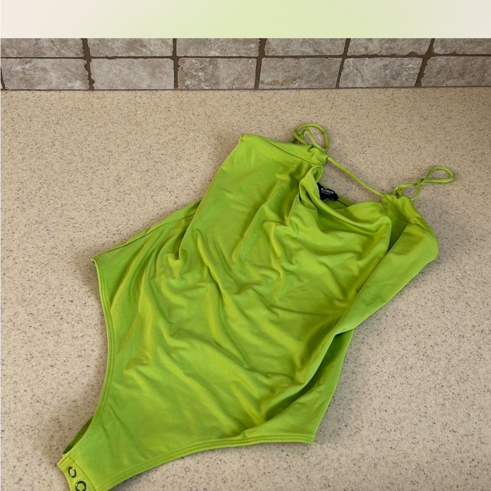 Express Neon Green Bodysuit